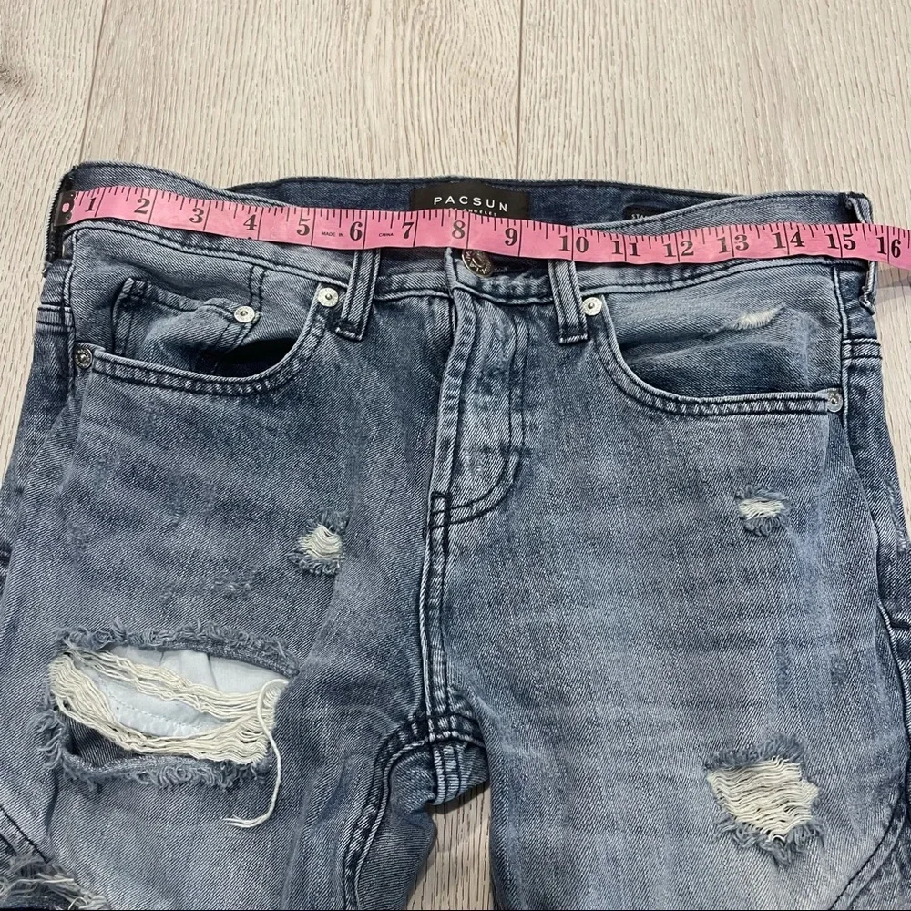 PACSUN Vertical Stretch Stacked Skinny Jeans
